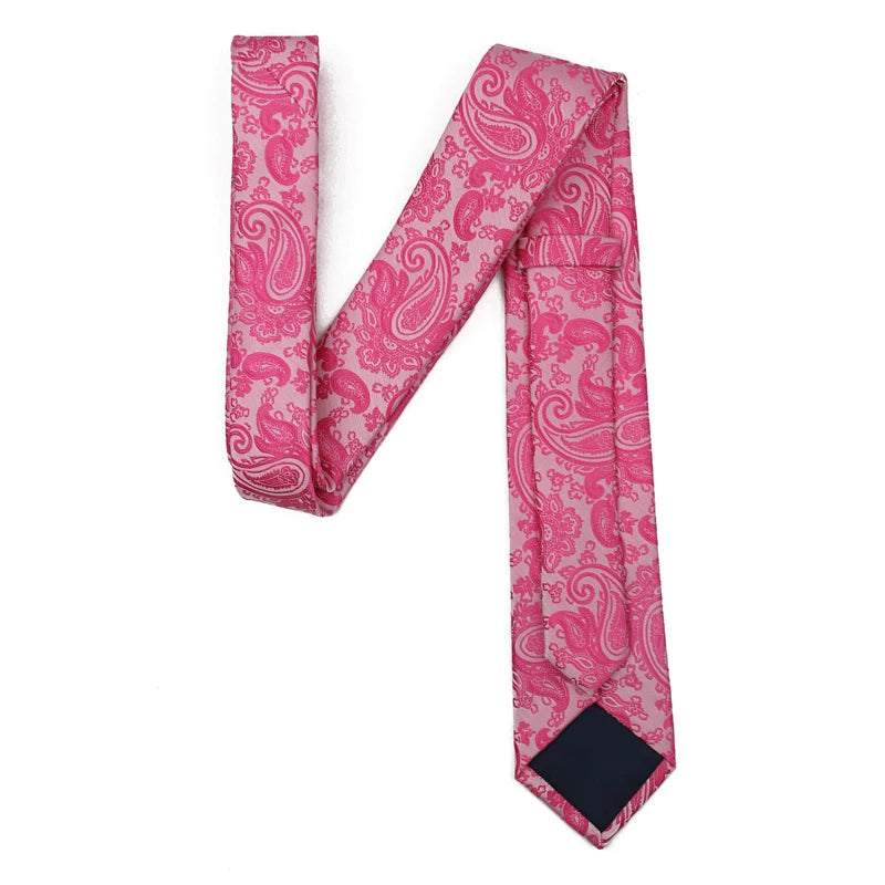 Hot Pink Neck Tie Classic Polka Dot
