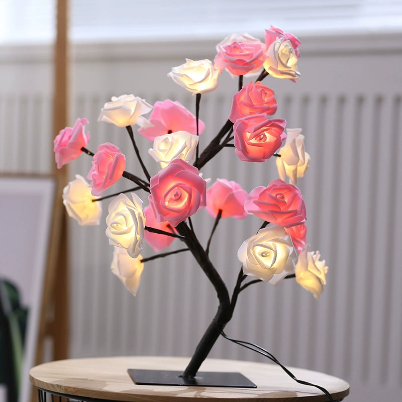 LED Rose Small Night Lamp