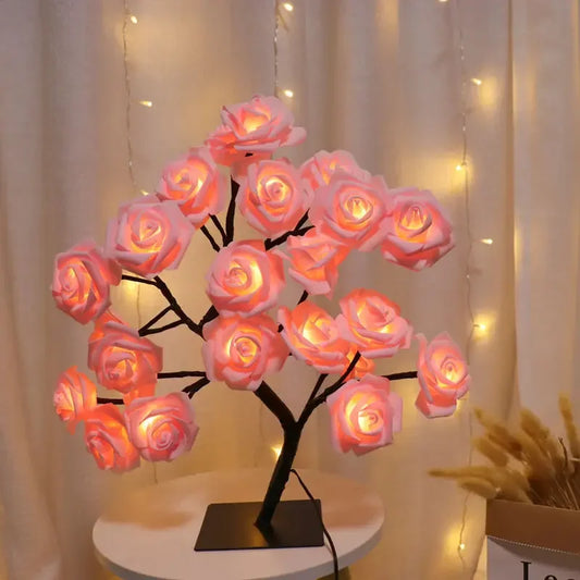 Flower Tree LED Lamp-24 Roses
