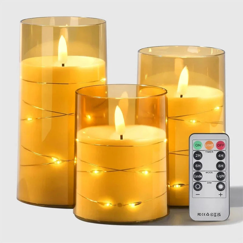 3-Pack Flameless LED Candle