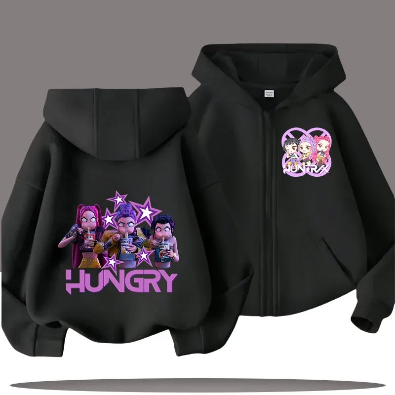 Zip Up K Pop Demon Hunters Hoodie