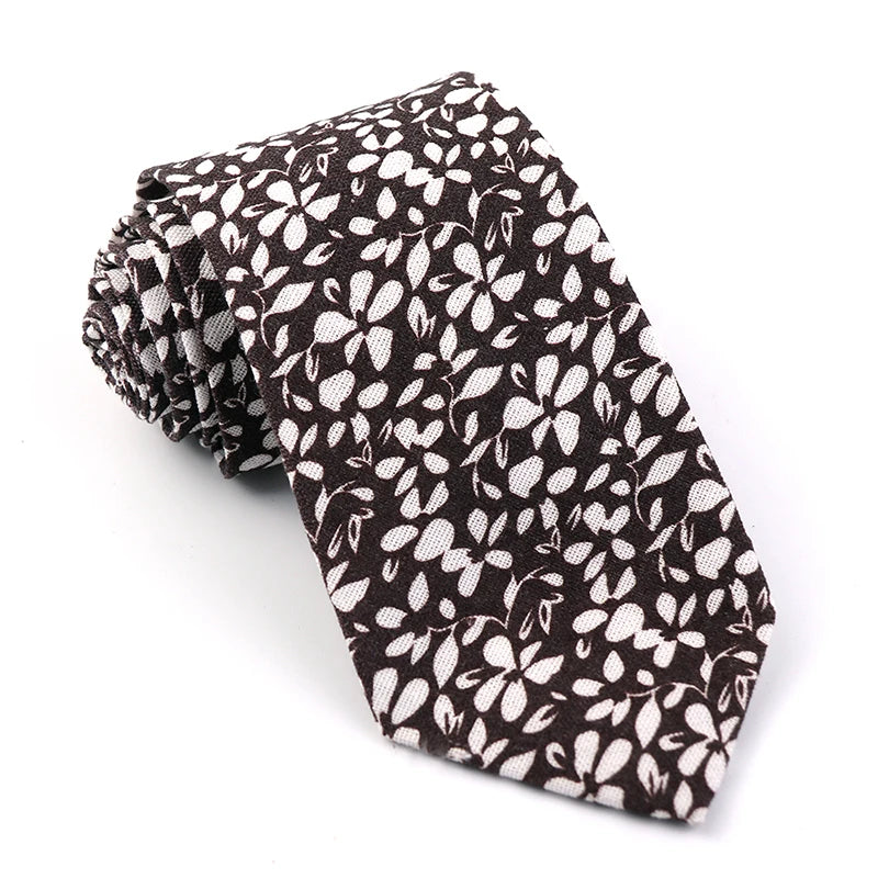 Linen Necktie Handmade Vintage