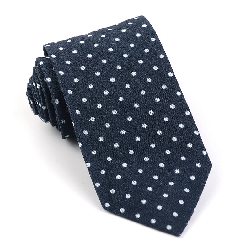 Linen Necktie Handmade Vintage