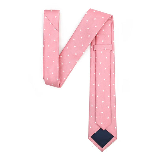 Hot Pink Neck Tie Classic Polka Dot