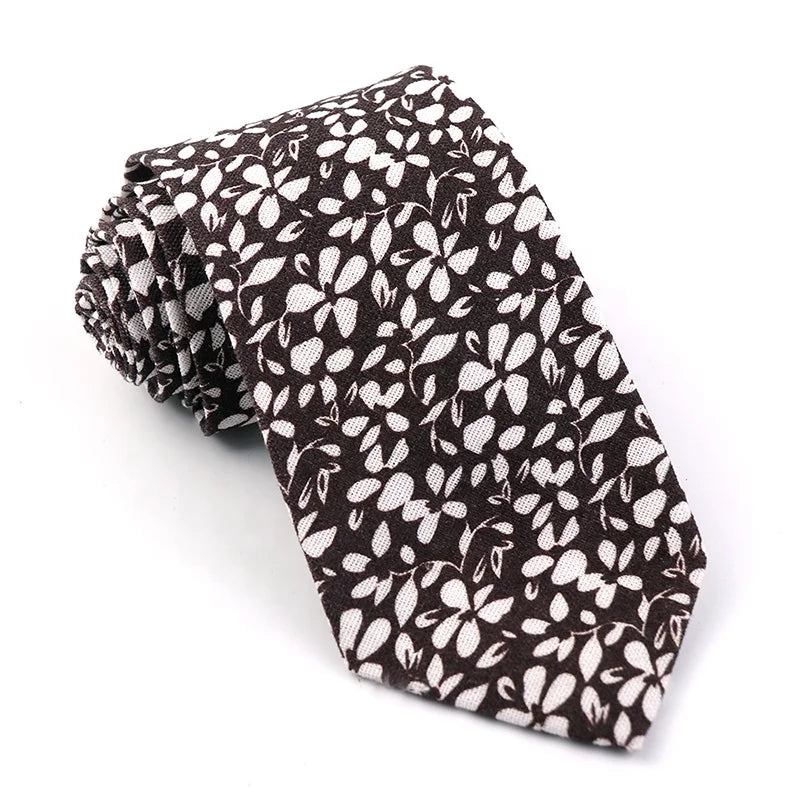 Linen Necktie Handmade Vintage