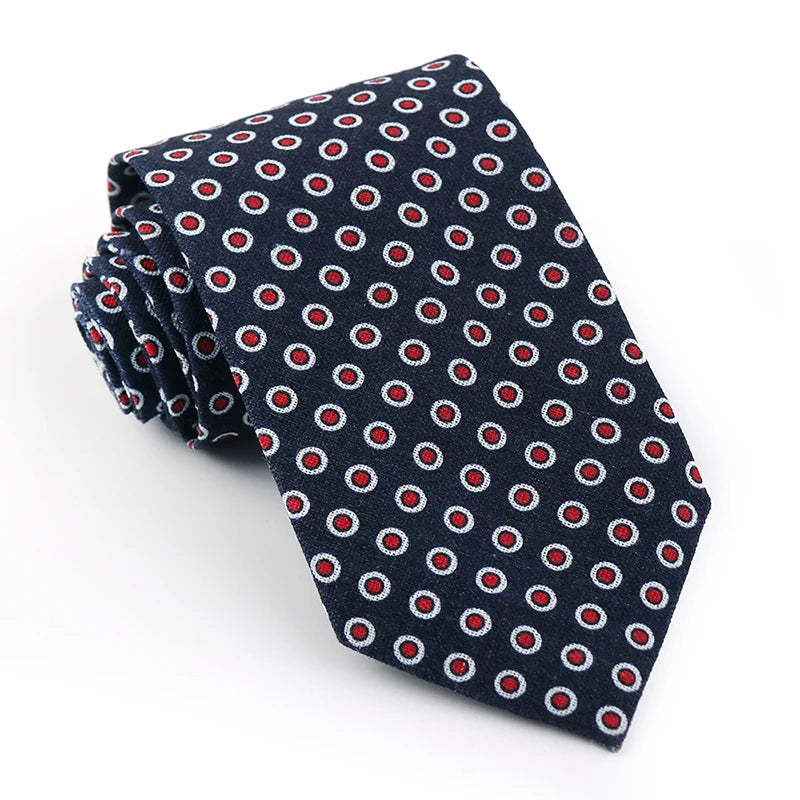 Linen Necktie Handmade Vintage