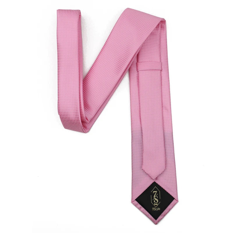 Hot Pink Neck Tie Classic Polka Dot