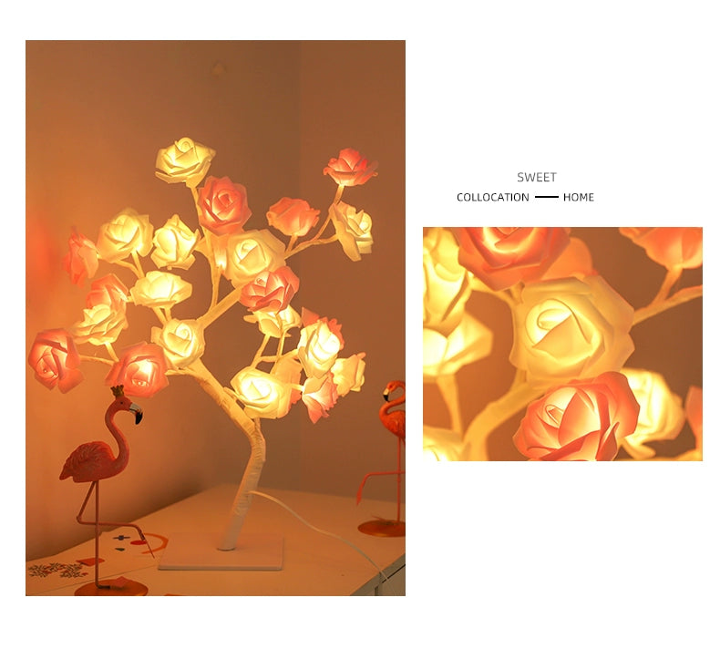LED Lamp Rose Lights