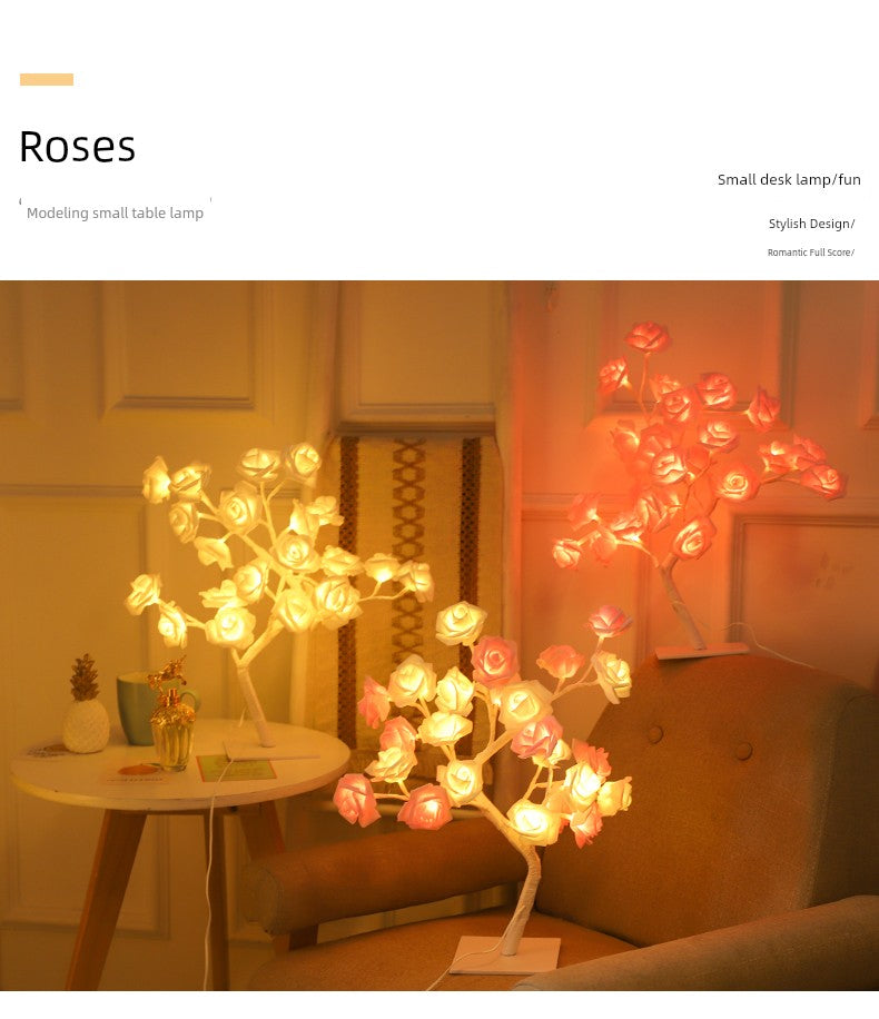 LED Lamp Rose Lights