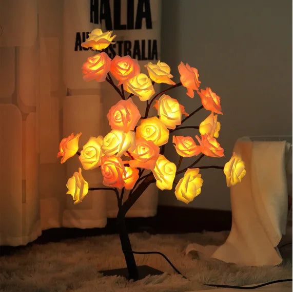 LED Rose Flower Table Lamp