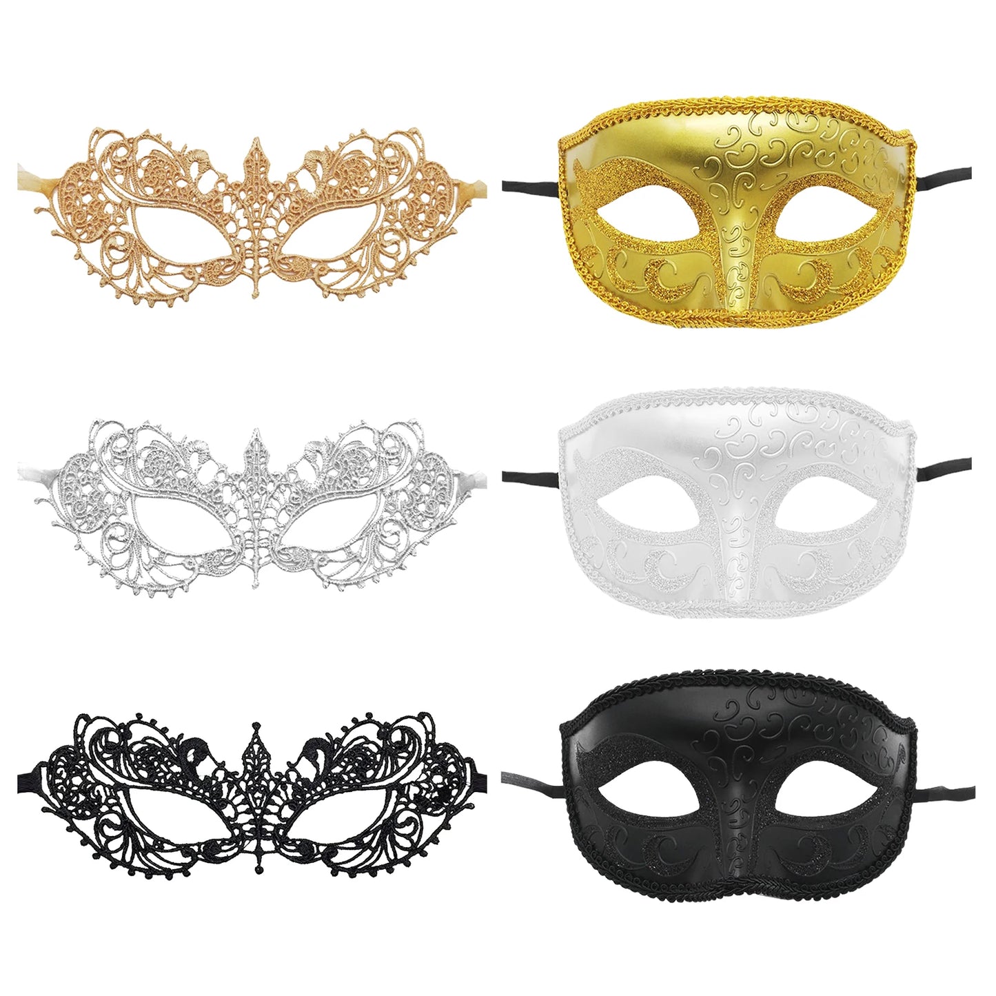 Couples Masquerade Mask