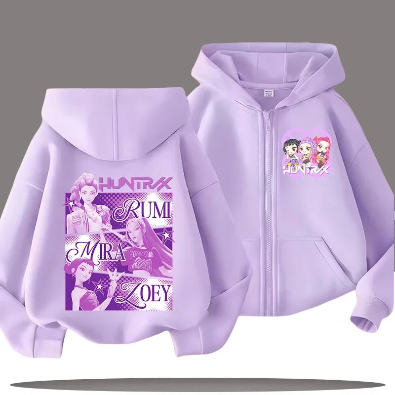 Zip Up K Pop Demon Hunters Hoodie