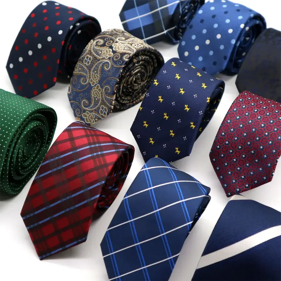 Slim 6CM Mens Necktie