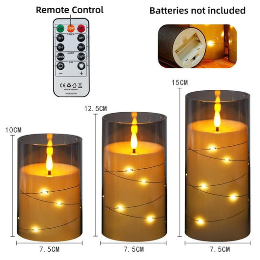 3-Pack Flameless LED Candle