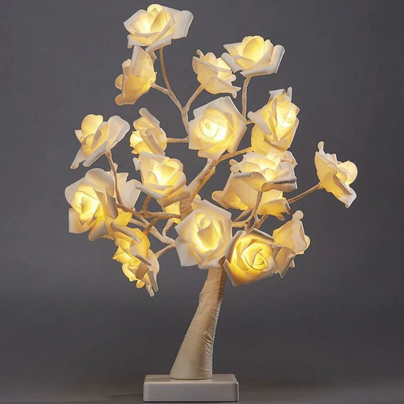 LED Rose Flower Table Lamp