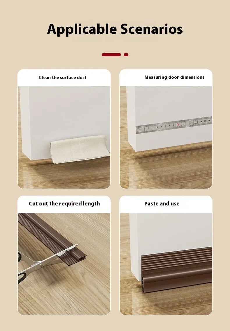 28/50mm Height Door Bottom Weather Stripping