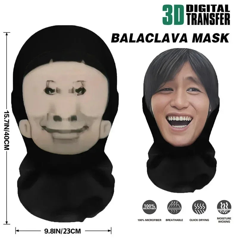 Funny 3D Pattern Realistic Mask
