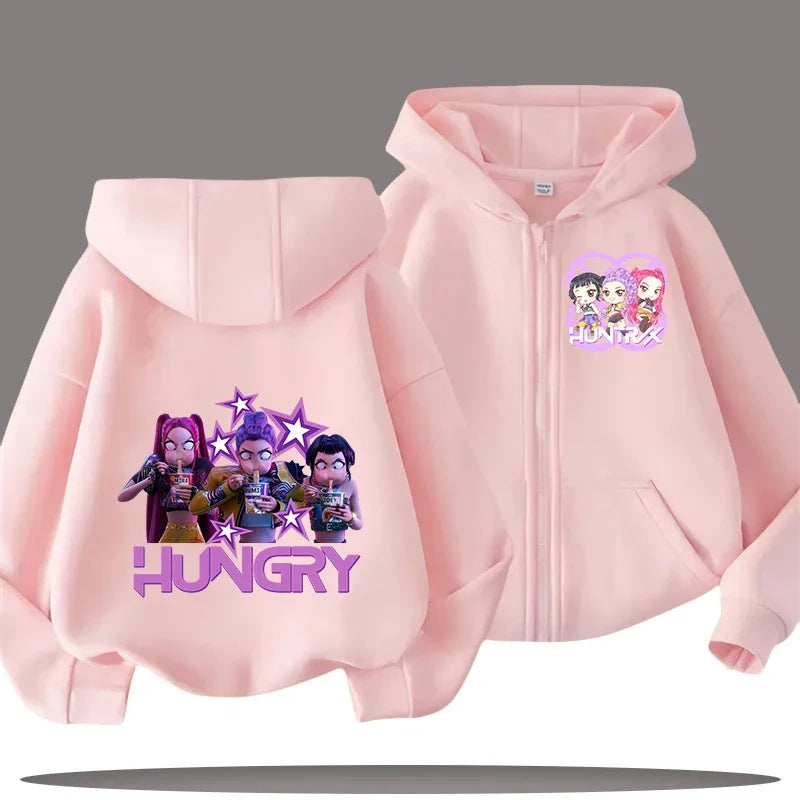 Zip Up K Pop Demon Hunters Hoodie