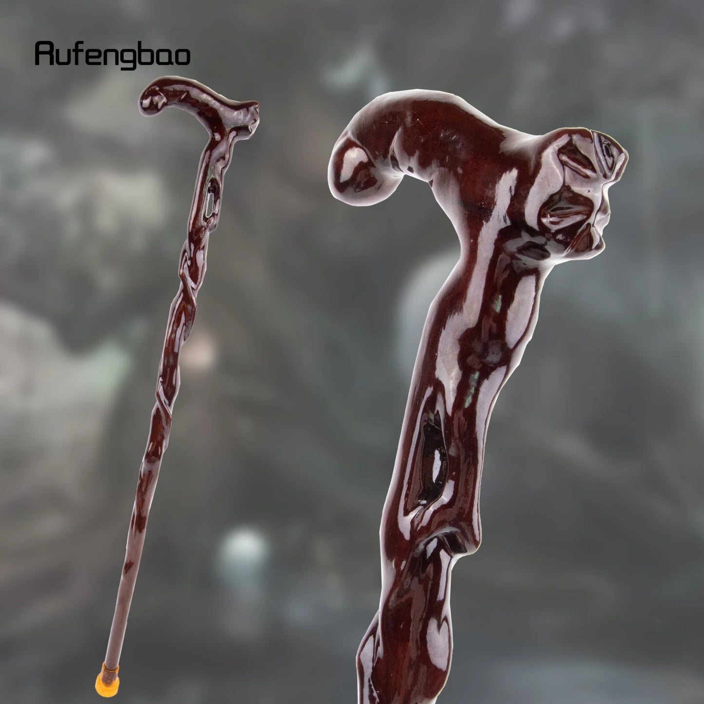 Brown Tree Vine Single Joint Fashion Walking Stick