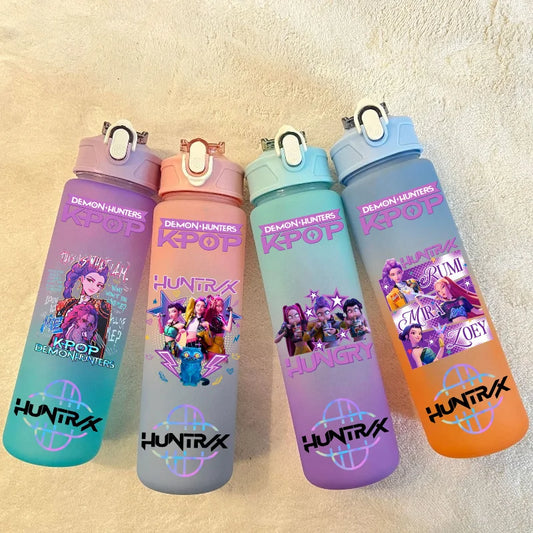 K-pop Demon Hunters Plastic Water Bottle