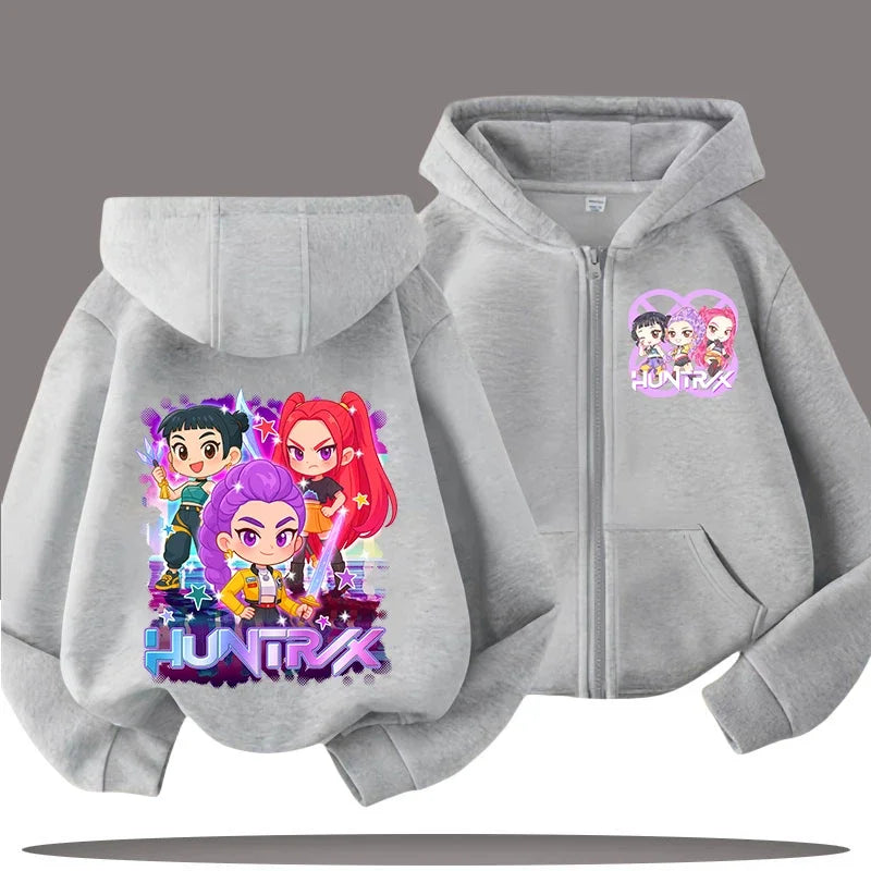 Zip Up K Pop Demon Hunters Hoodie