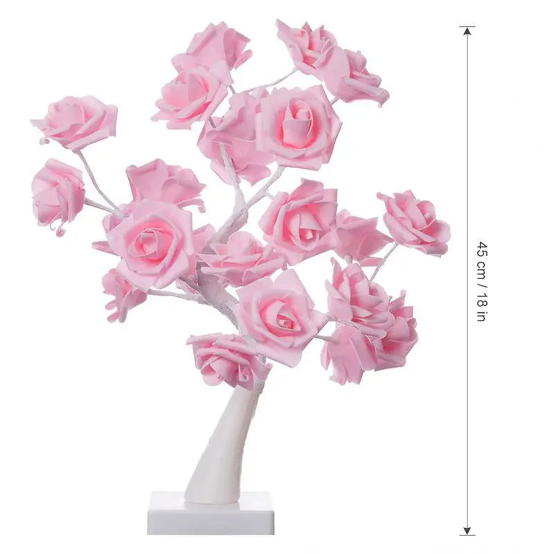 LED Rose Flower Table Lamp