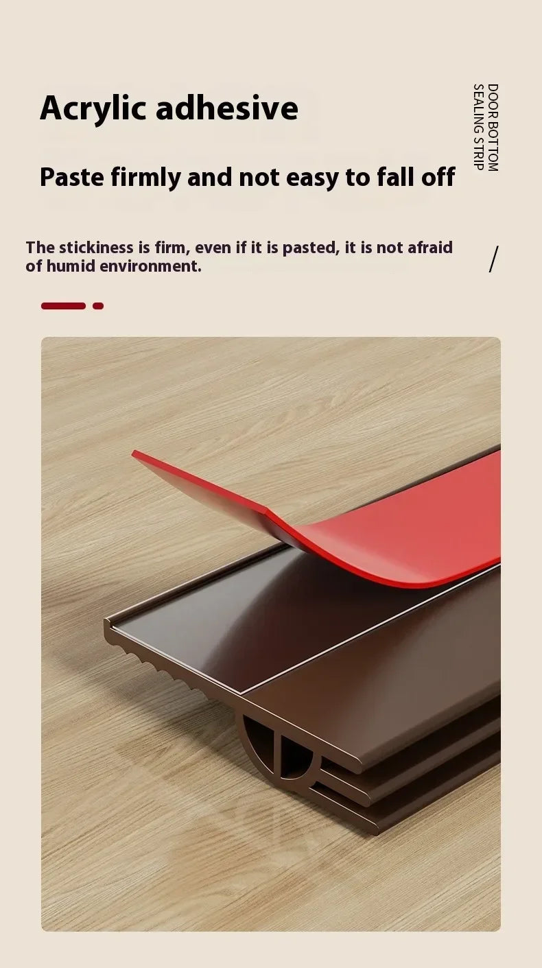 28/50mm Height Door Bottom Weather Stripping