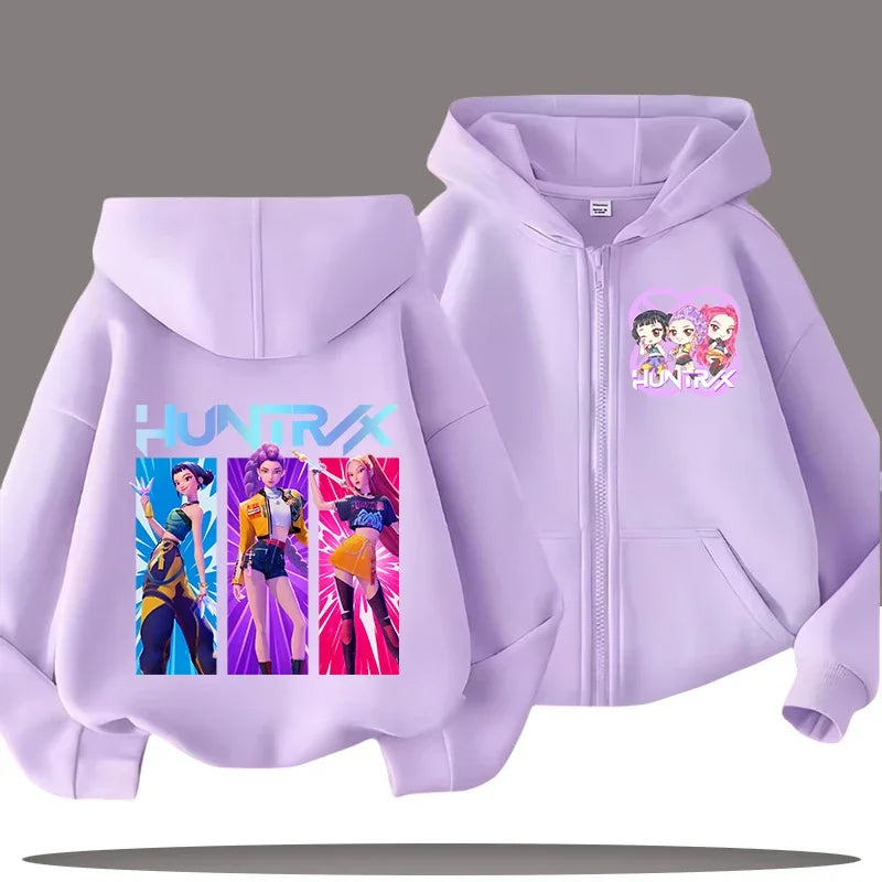 Zip Up K Pop Demon Hunters Hoodie