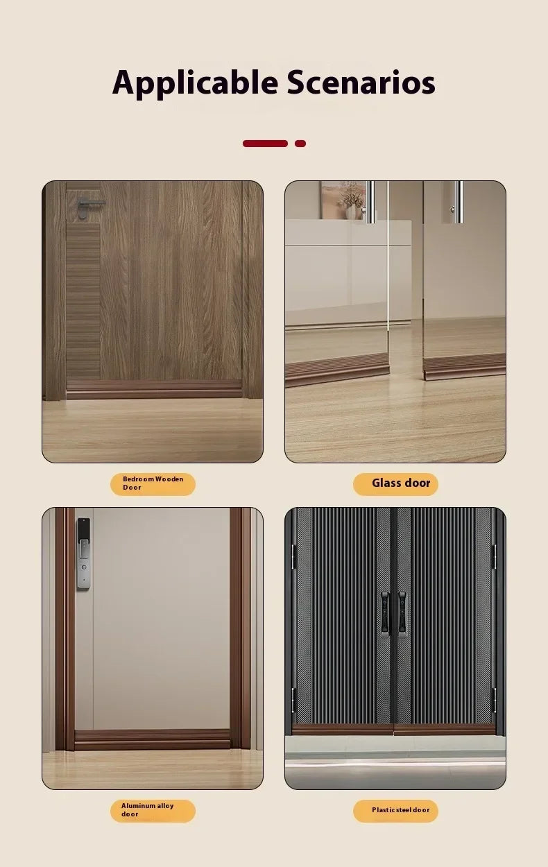 28/50mm Height Door Bottom Weather Stripping