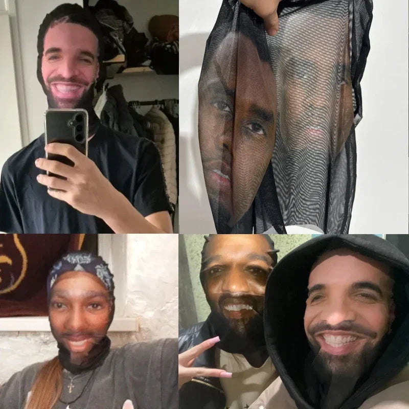 Funny 3D Pattern Realistic Mask