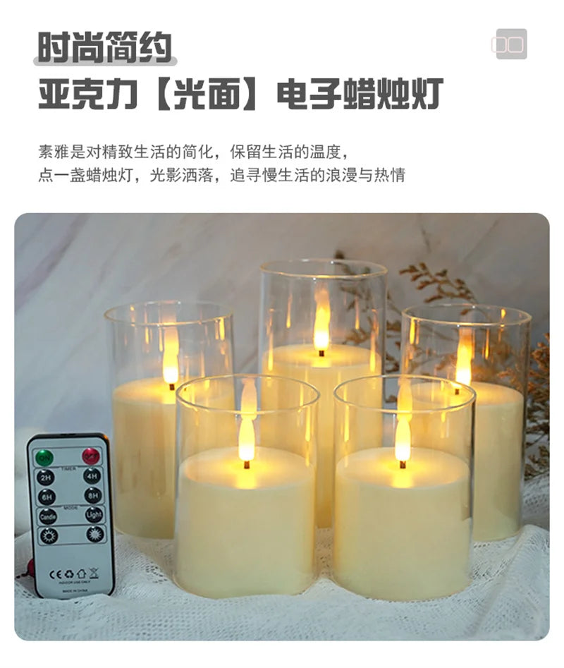 3-Pack Flameless LED Candle