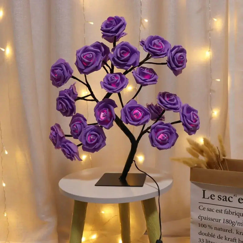 24 LED Rose Tree Lights