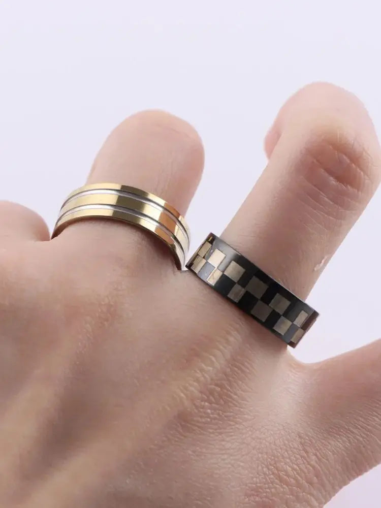 20pc Fashion Stainless Steel Rings