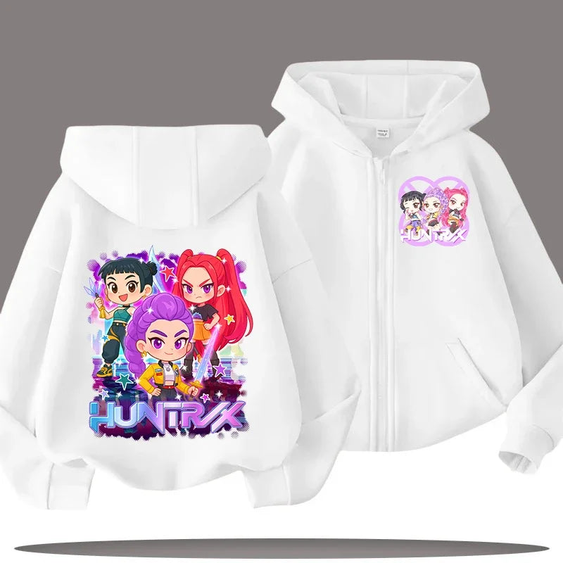 Zip Up K Pop Demon Hunters Hoodie
