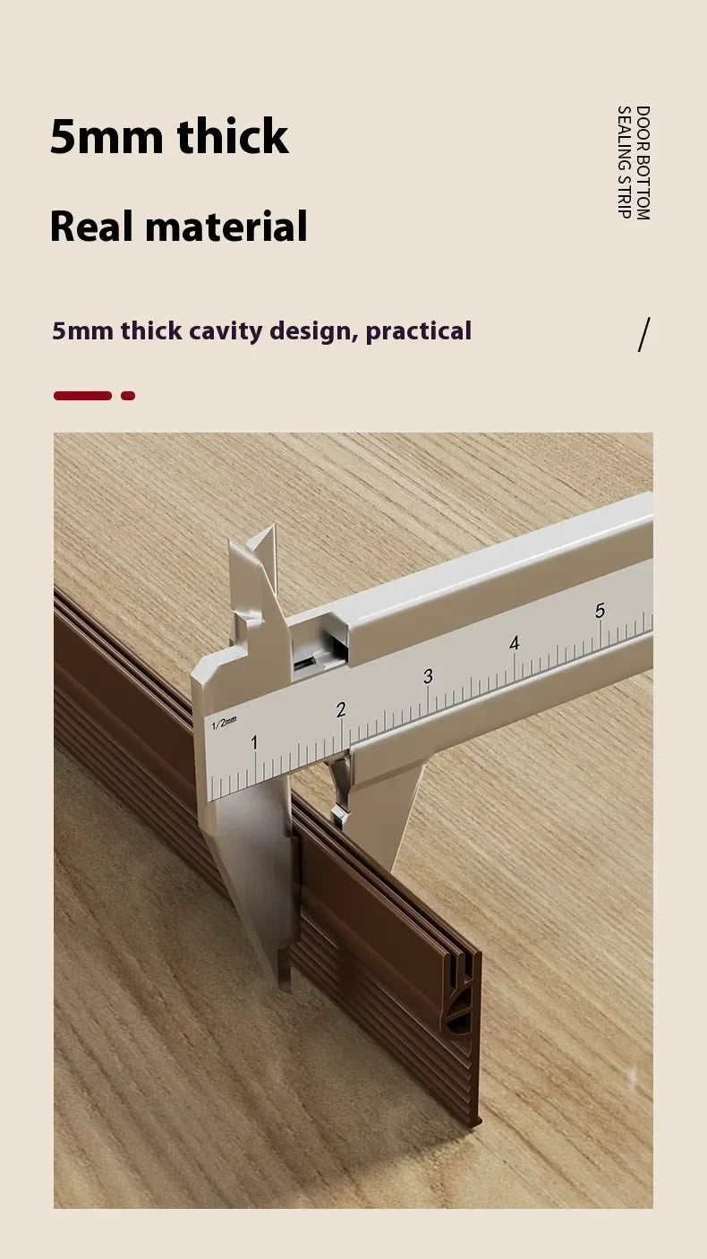 28/50mm Height Door Bottom Weather Stripping