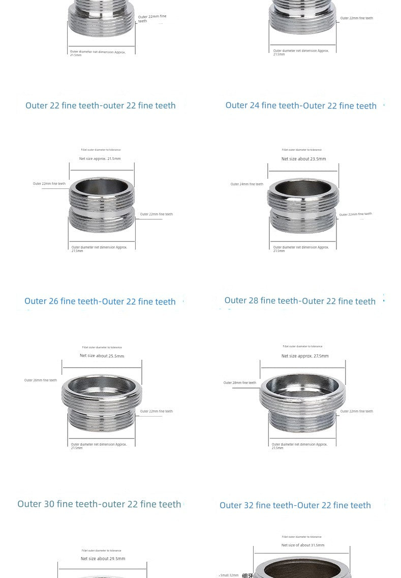 Faucet Bubbler Adapter 16\18\24\26\28
