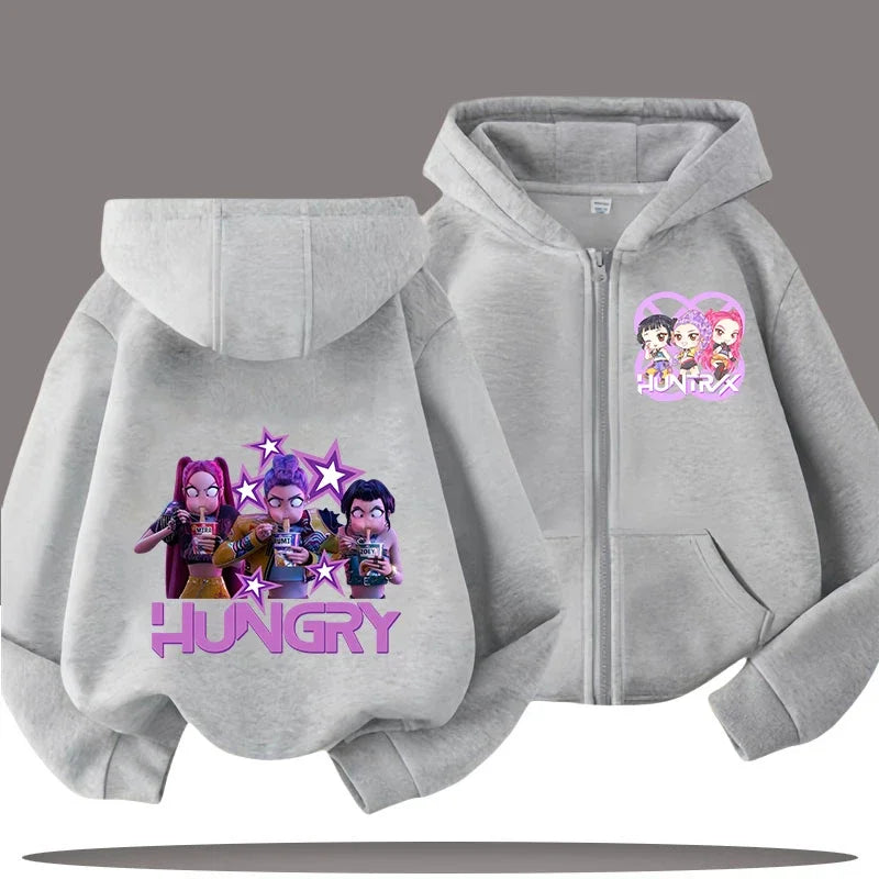 Zip Up K Pop Demon Hunters Hoodie