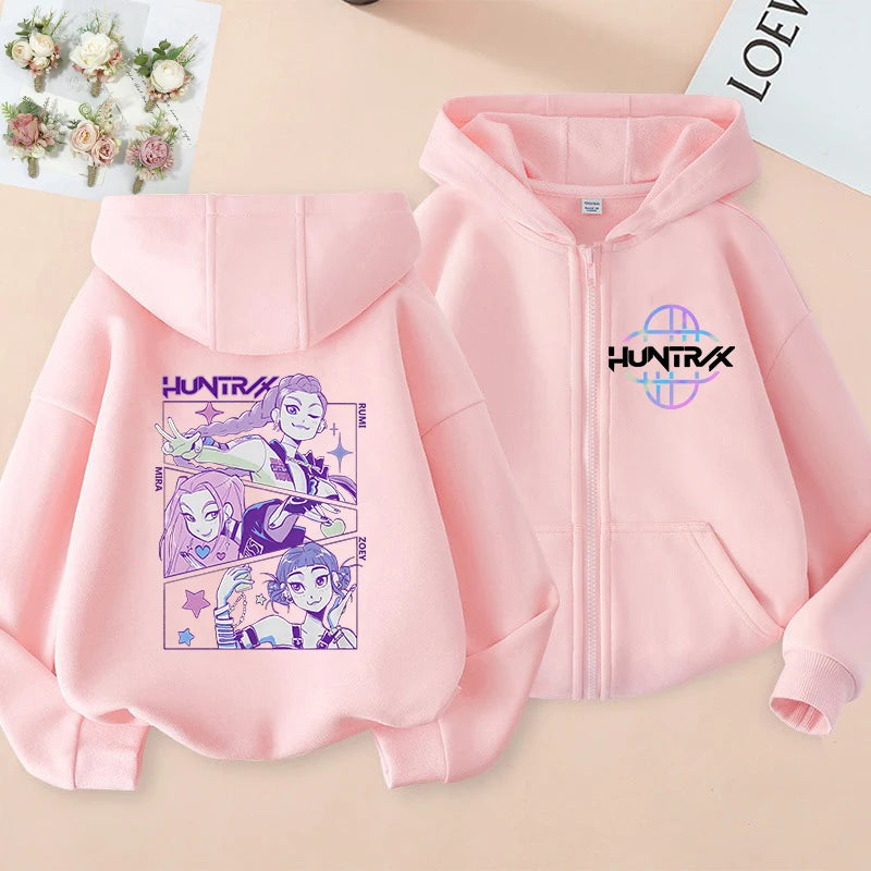 Zip Up K Pop Demon Hunters Hoodie