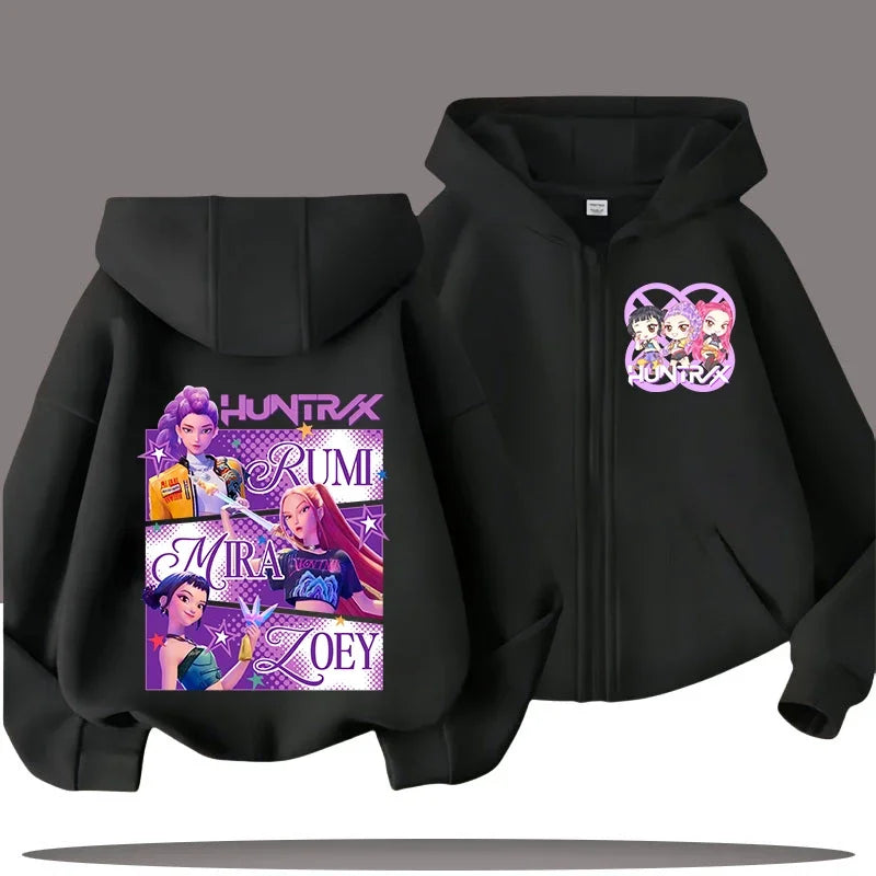 Zip Up K Pop Demon Hunters Hoodie