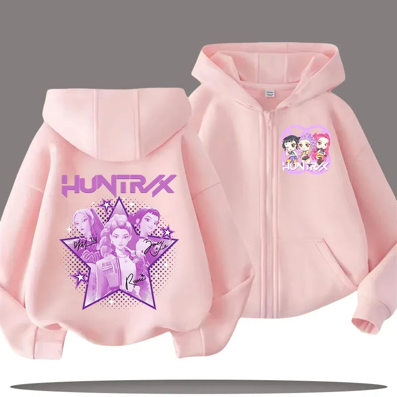 Zip Up K Pop Demon Hunters Hoodie