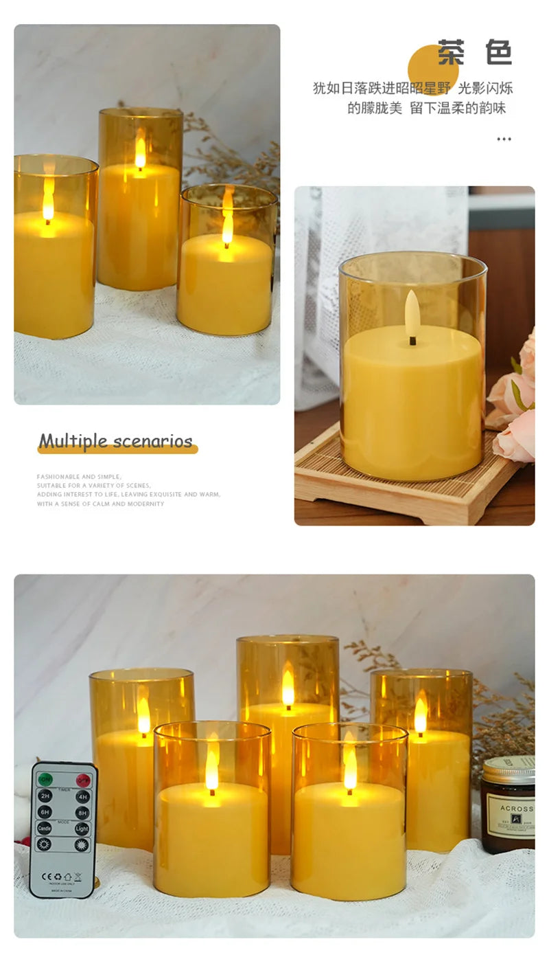 3-Pack Flameless LED Candle