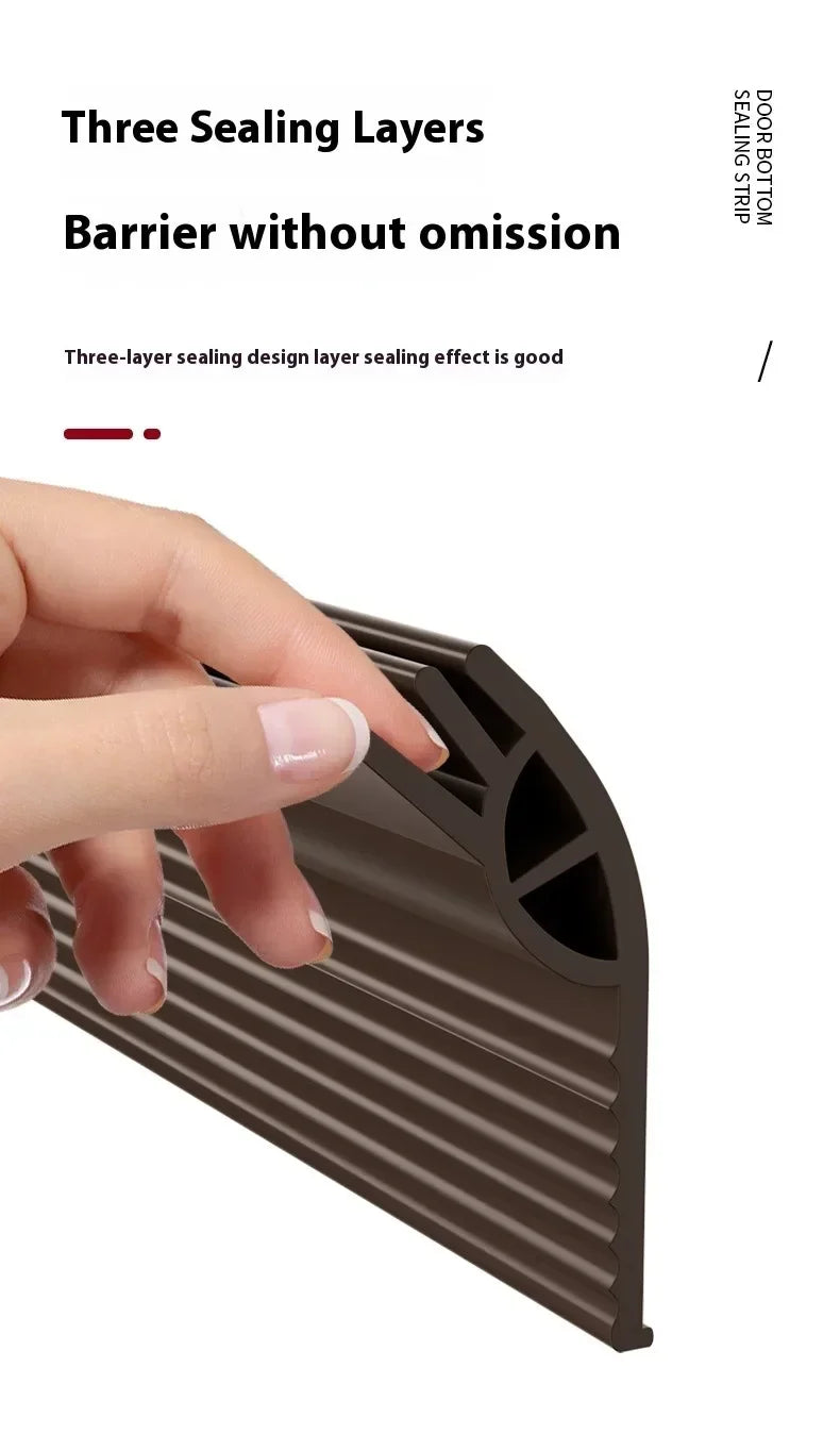 28/50mm Height Door Bottom Weather Stripping