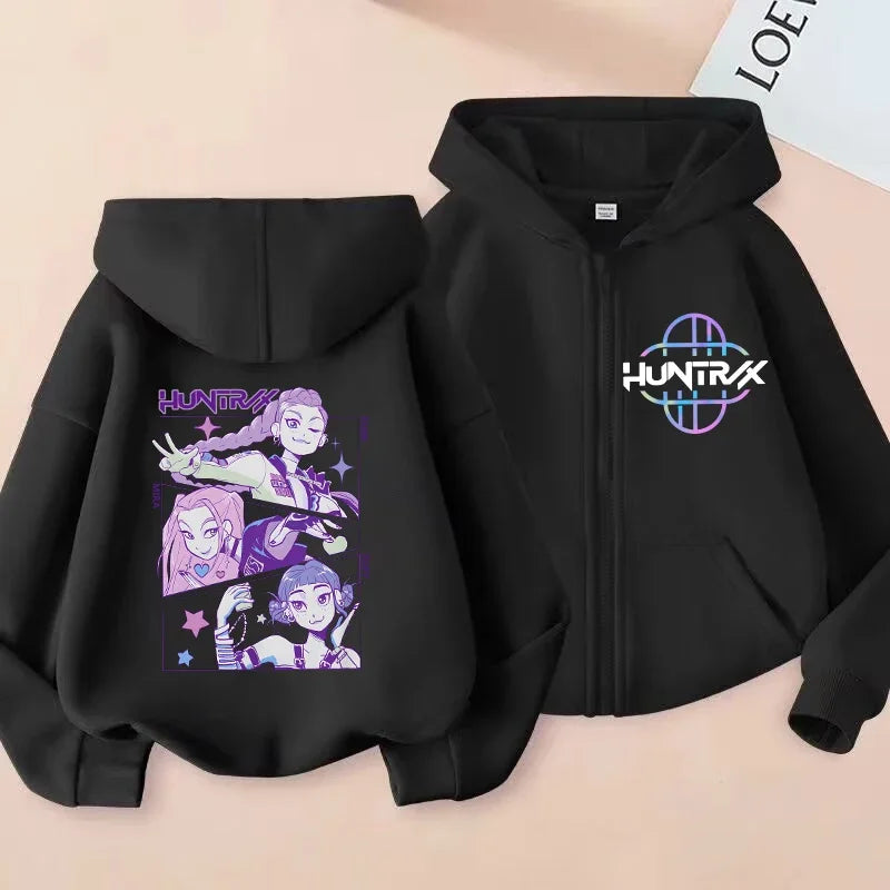 Zip Up K Pop Demon Hunters Hoodie