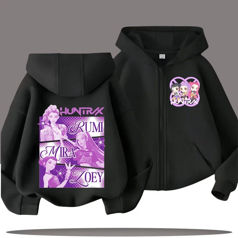 Zip Up K Pop Demon Hunters Hoodie