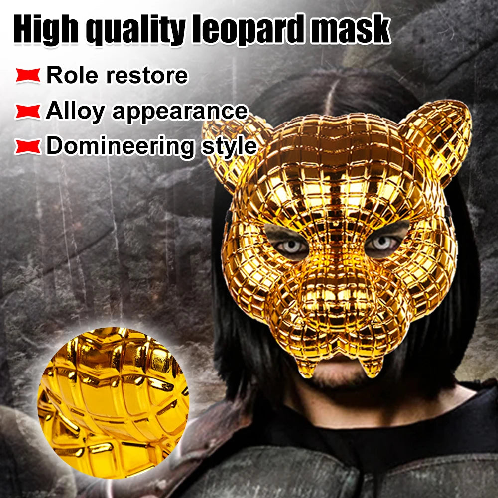 Golden Leopard Mask
