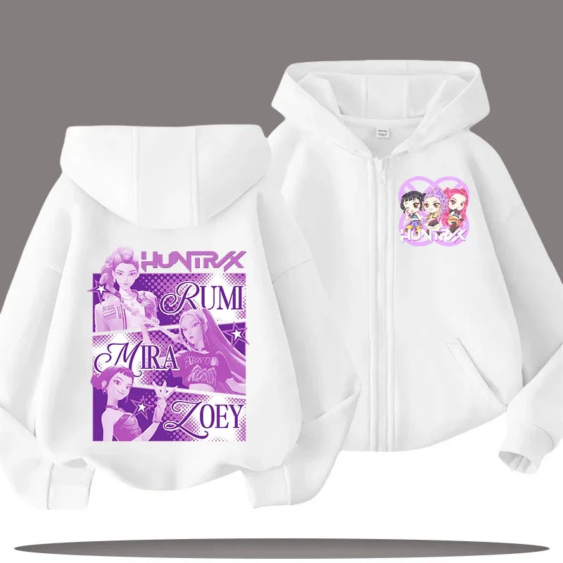 Zip Up K Pop Demon Hunters Hoodie