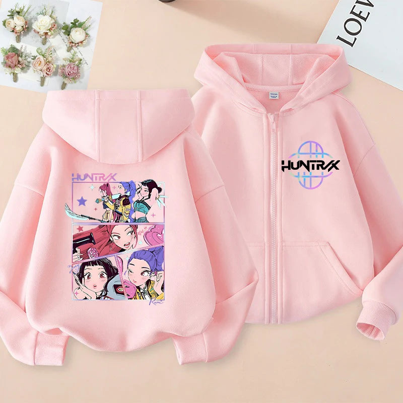 Zip Up K Pop Demon Hunters Hoodie