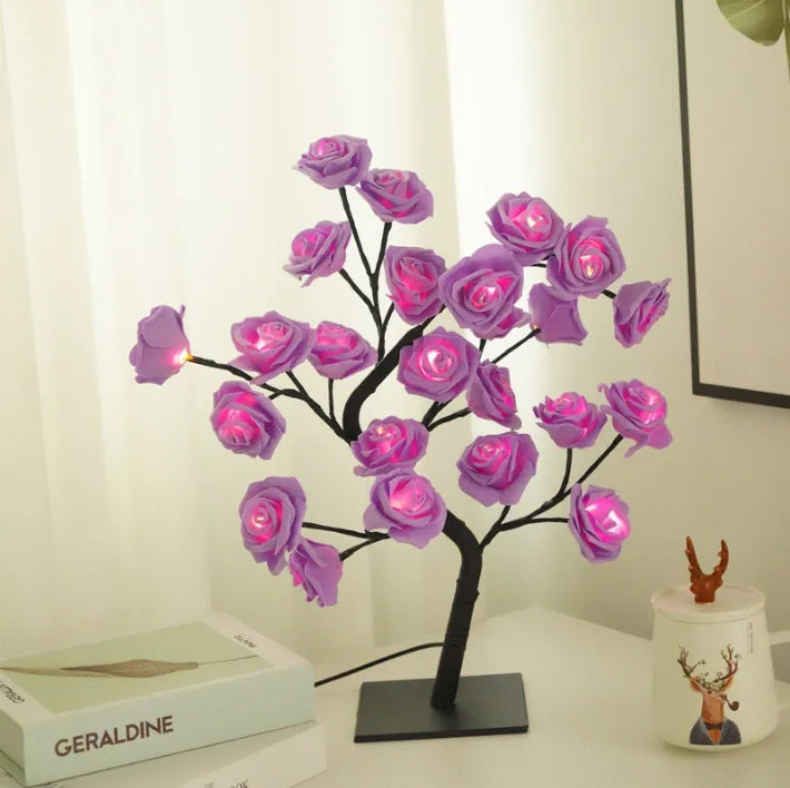 LED Rose Flower Table Lamp