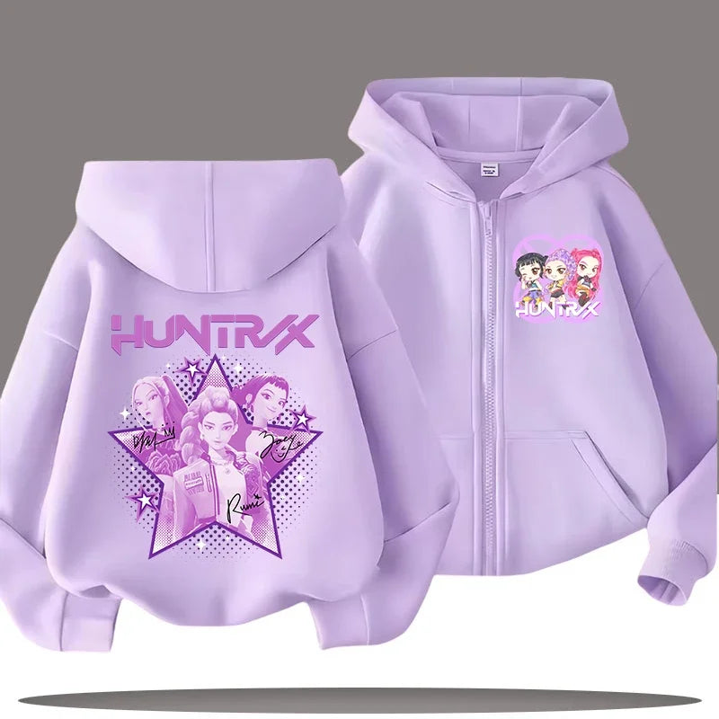 Zip Up K Pop Demon Hunters Hoodie