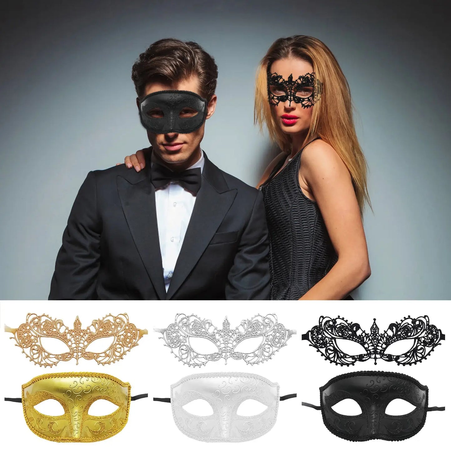 Couples Masquerade Mask